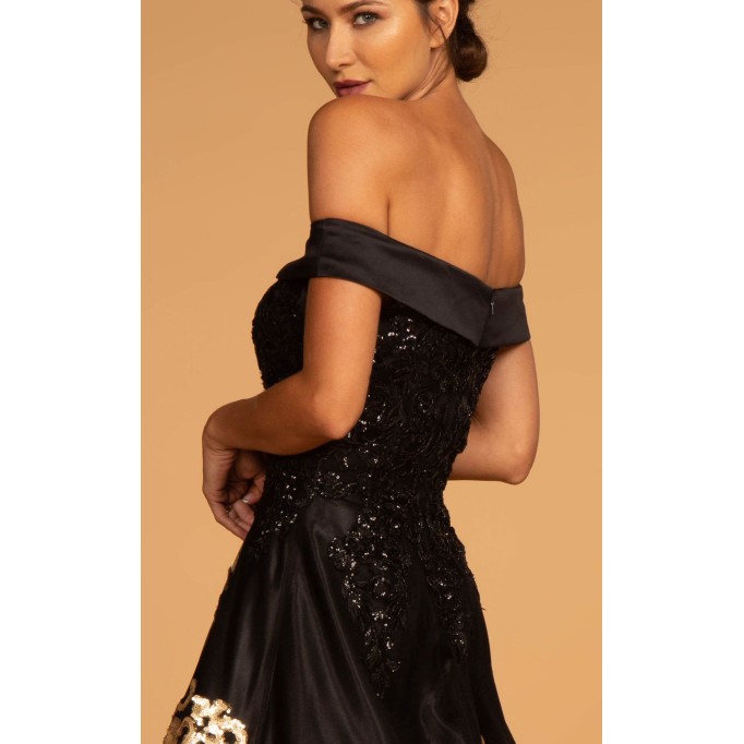 Floral Print Halter Evening GL2542 Dress