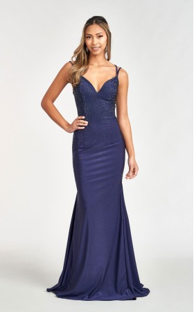 Floral Print Halter Evening GL3036 Dress