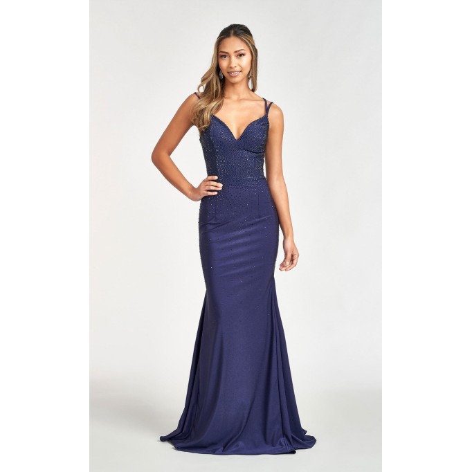 Floral Print Halter Evening GL3036 Dress