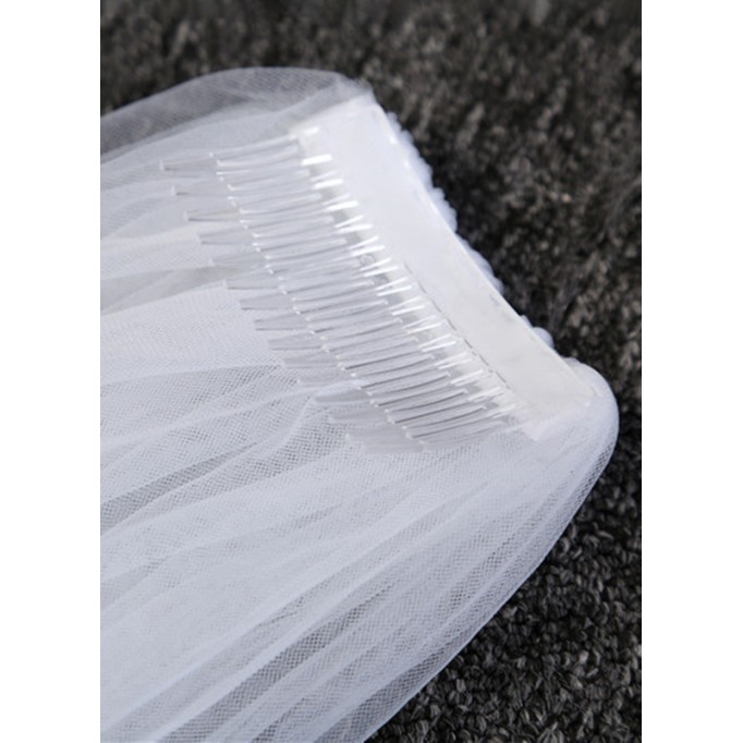 One-tier Cut Edge Cathedral Bridal Veils