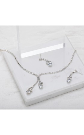 Ladies' Vintage Alloy With Irregular Rhinestone Jewelry Sets