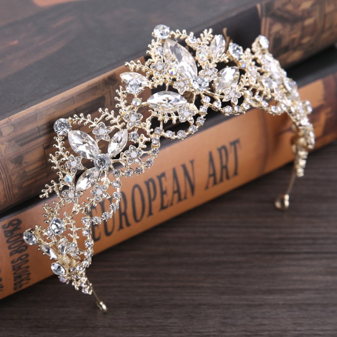 Headpiece/Crowns & Fenduchs Beautiful With Rhinestone