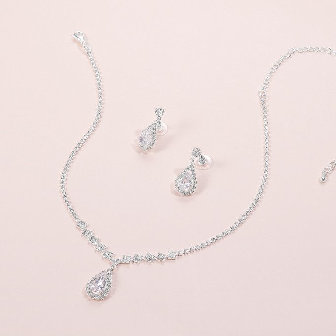 Ladies' Gorgeous Alloy With Irregular Rhinestone Jewelry Sets