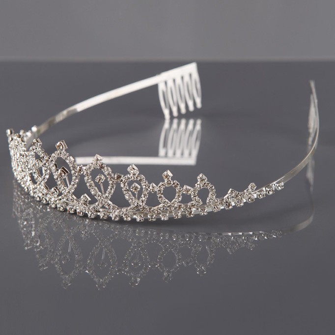 Headpiece/Crowns & Fenduchs Elegant Ladies With Rhinestone (Sold in single piece)
