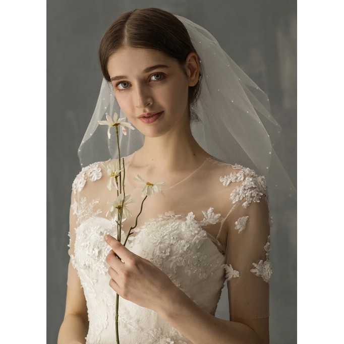Two-tier Shoulder Veils