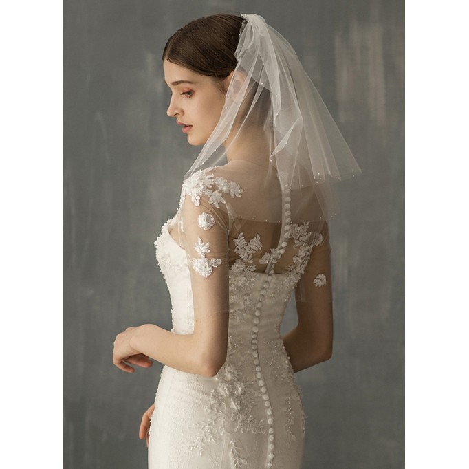 Two-tier Shoulder Veils