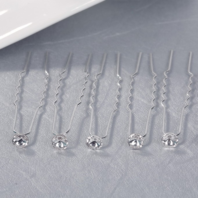 Hairpins/Headpiece Gorgeous With Crystal (Set of 6)