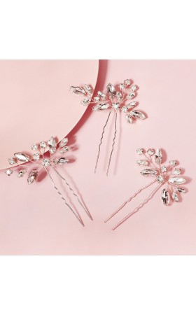Hairpins/Headpiece Beautiful Ladies With Czech Stones (Set of 3)