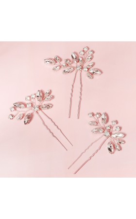 Hairpins/Headpiece Beautiful Ladies With Czech Stones (Set of 3)