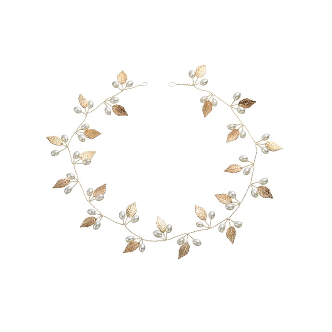 Flower Girl Alloy Headbands With Imitation Pearls