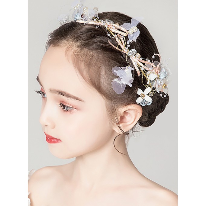 Flower Girl Alloy Headbands
