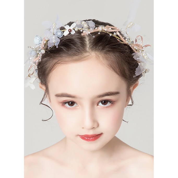 Flower Girl Alloy Headbands