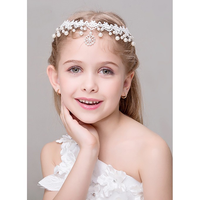 Flower Girl Alloy Headbands
