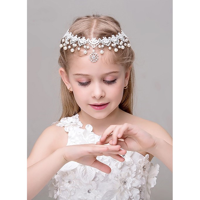Flower Girl Alloy Headbands