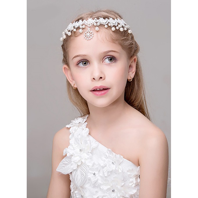 Flower Girl Alloy Headbands