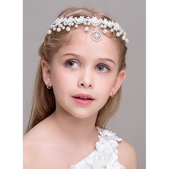 Flower Girl Alloy Headbands