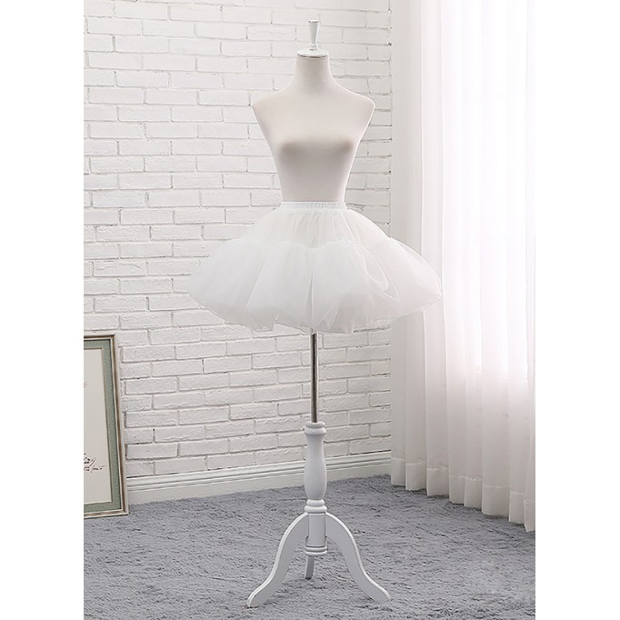 Flower Girl Organza/Chiffon/Lace Full Gown Slip