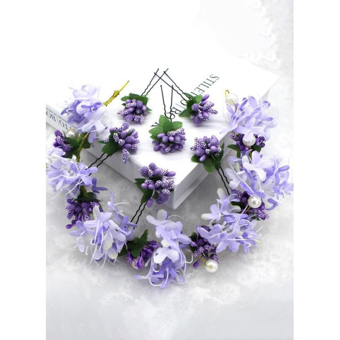 Flower Girl Alloy/Artificial Flower Fenduchs With Lace/Flower