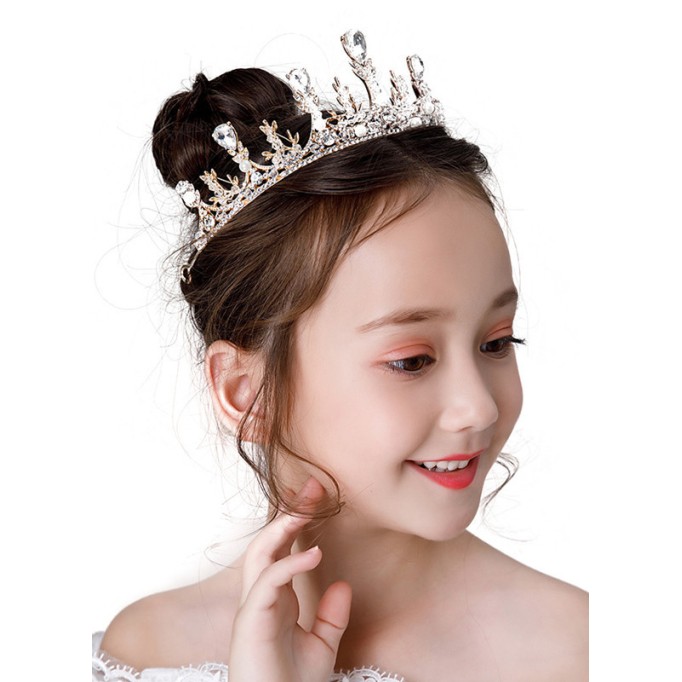 Flower Girl Alloy/Rhinestones Fenduchs With Rhinestones