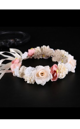 Flower Girl Alloy/Artificial Flower Fenduchs With Lace/Flower