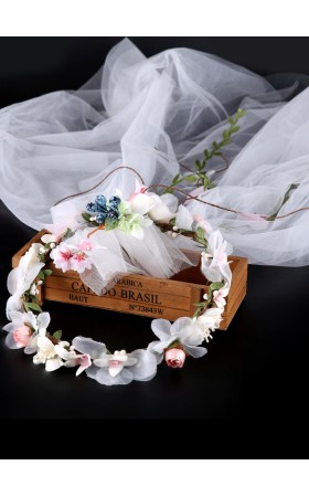 Flower Girl Alloy/Artificial Flower Fenduchs With Lace/Flower