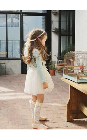 Flower Girl Alloy/Imitation Pearls/Lace Fenduchs With Imitation Rhinestone