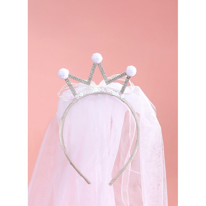 Flower Girl Polyester/Lace Fenduchs With Sequin