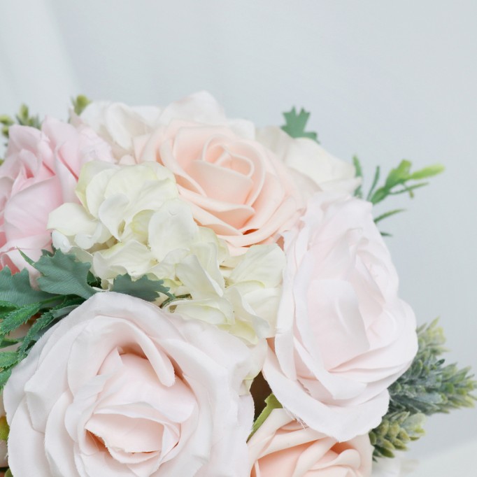 Elegant/Fascinating/Dreamlike Round Silk Flower Bridesmaid Bouquets/Junior Bridesmaid Bouquets -