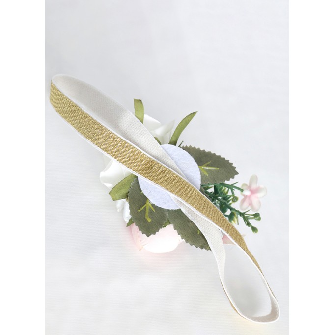 Flower Girl Foam/Plastic/Elastic/Silk Flower Fenduchs With Ribbon/Petals