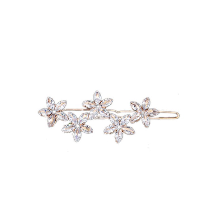 Flower Girl Alloy/Imitation Pearls Fenduchs With Rhinestones (Sold in a single piece)