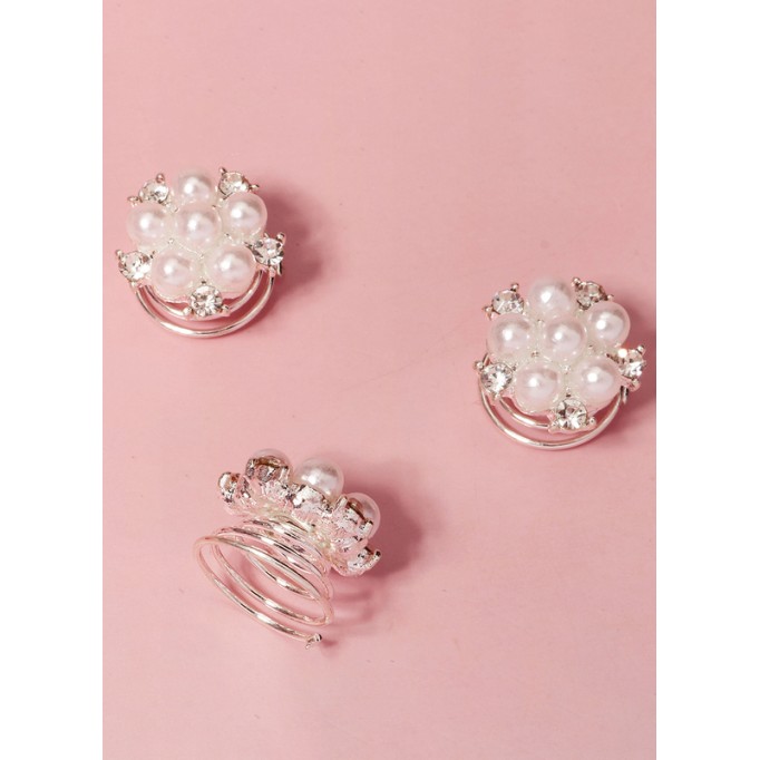 Flower Girl Alloy/Imitation Pearls Fenduchs With Faux Pearl (Set of 5 pieces)