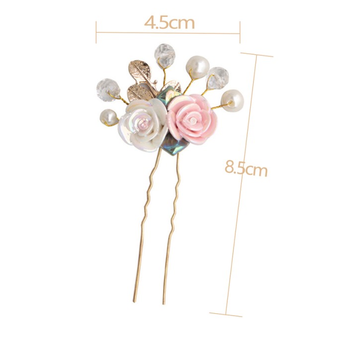 Flower Girl Polyester/Alloy/Imitation Pearls/Artificial Flower Fenduchs With Flower/Sequin/Pearl (Set of 3 pieces)