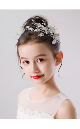 Flower Girl Alloy/Crystal Fenduchs With Crystal/Beading/Sequin (Set of 2 pieces)
