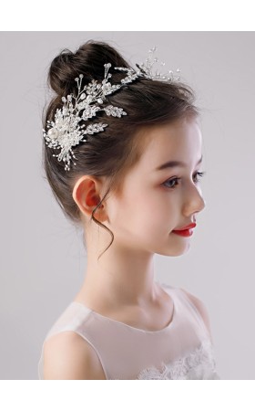 Flower Girl Alloy/Crystal Fenduchs With Crystal/Beading/Sequin (Set of 2 pieces)
