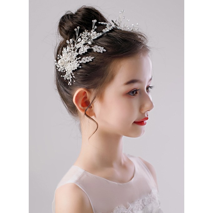Flower Girl Alloy/Crystal Fenduchs With Crystal/Beading/Sequin (Set of 2 pieces)