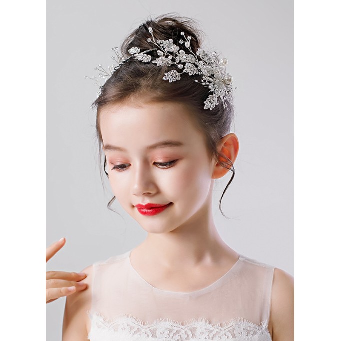 Flower Girl Alloy/Crystal Fenduchs With Crystal/Beading/Sequin (Set of 2 pieces)