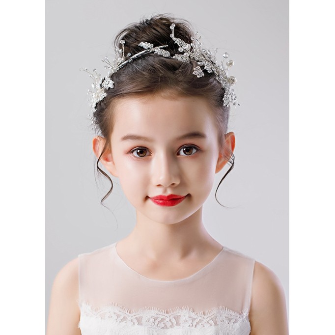Flower Girl Alloy/Crystal Fenduchs With Crystal/Beading/Sequin (Set of 2 pieces)