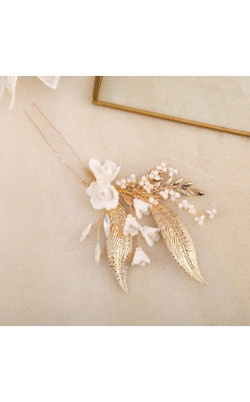 Hairpins/Headpiece Exquisite With Pearl (Sold in single piece)