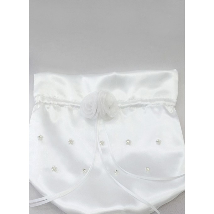 Flower Girl Satin/Polyester Handbag With Flower/Beading/Sequin/Ribbon