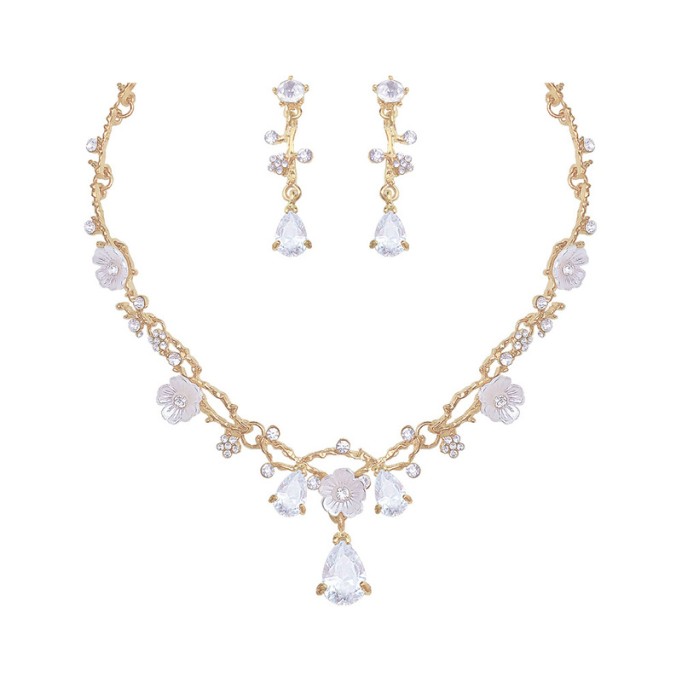 Ladies' Elegant/Beautiful/Classic/Pretty/Attractive Alloy With Oval Rhinestone Jewelry Sets