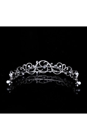 Headpiece/Crowns & Fenduchs Exquisite With Rhinestone/Pearl