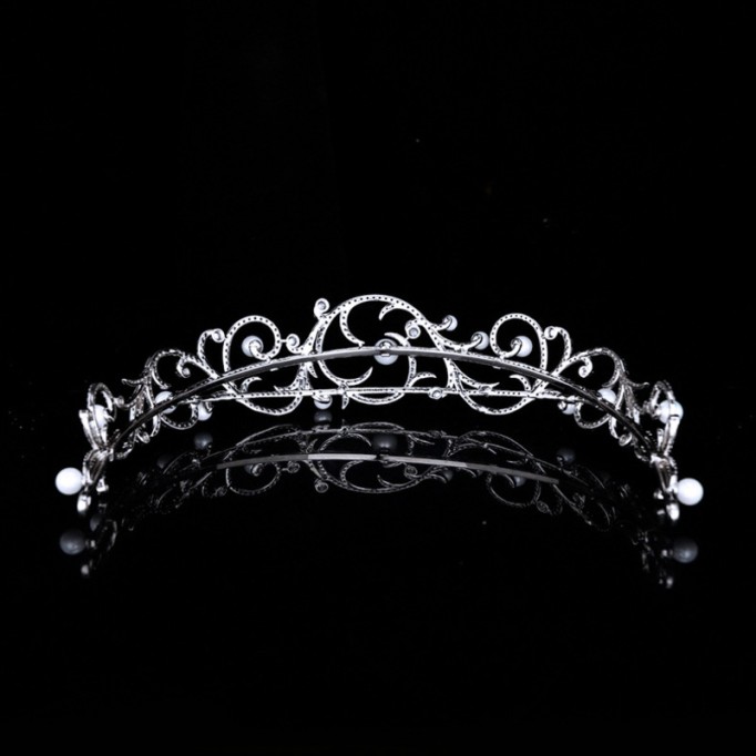 Headpiece/Crowns & Fenduchs Exquisite With Rhinestone/Pearl