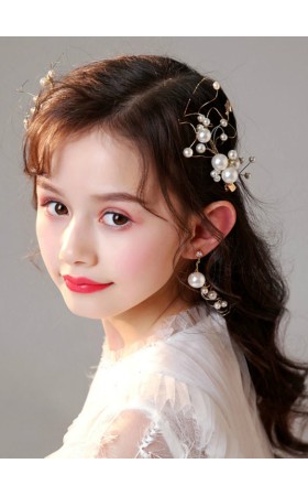 Flower Girl Alloy/Imitation Pearls Fenduchs/Earrings With Imitation Pearls/Beading (Set of 7)