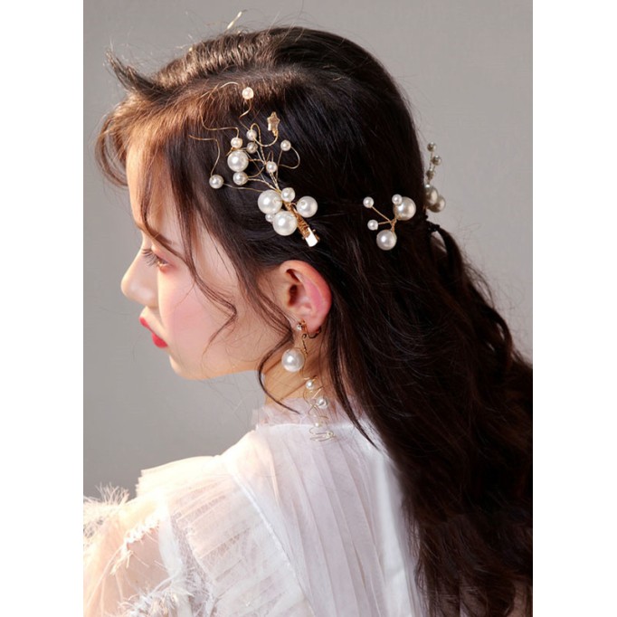 Flower Girl Alloy/Imitation Pearls Fenduchs/Earrings With Imitation Pearls/Beading (Set of 7)