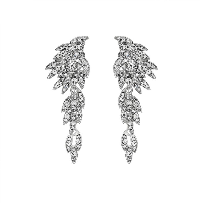 Beautiful/Attractive Alloy With Round Rhinestone Earrings