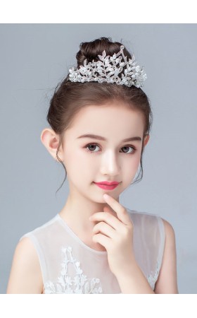 Flower Girl Alloy/Crystal/Rhinestones Fenduchs With Crystal/Rhinestones/Beading