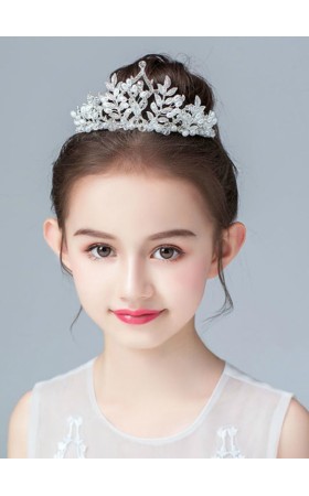 Flower Girl Alloy/Crystal/Rhinestones Fenduchs With Crystal/Rhinestones/Beading