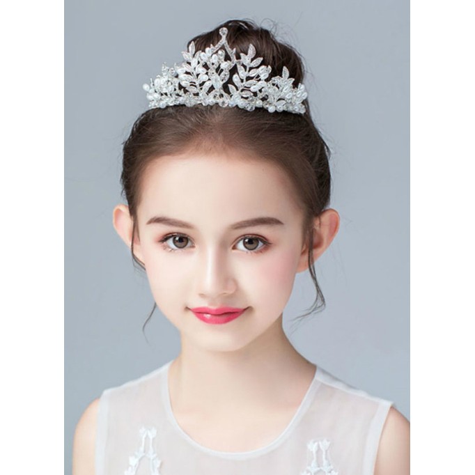Flower Girl Alloy/Crystal/Rhinestones Fenduchs With Crystal/Rhinestones/Beading