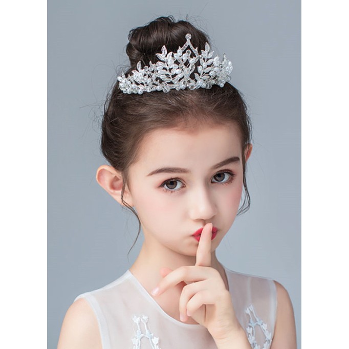 Flower Girl Alloy/Crystal/Rhinestones Fenduchs With Crystal/Rhinestones/Beading