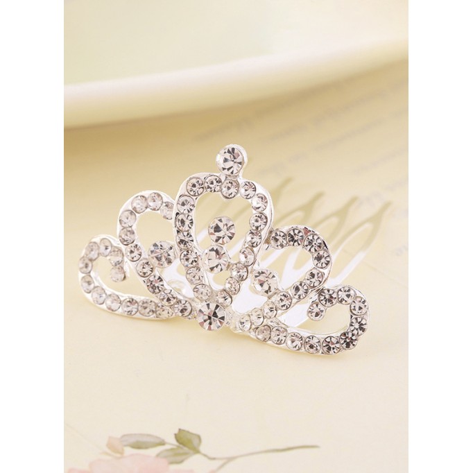 Flower Girl Alloy/Rhinestones Fenduchs With Rhinestones